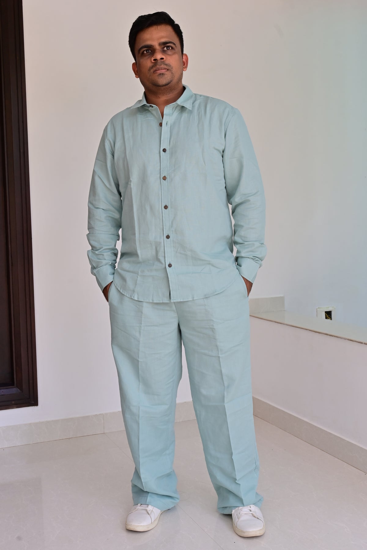 Blue Surf Co-ord Set (Men)