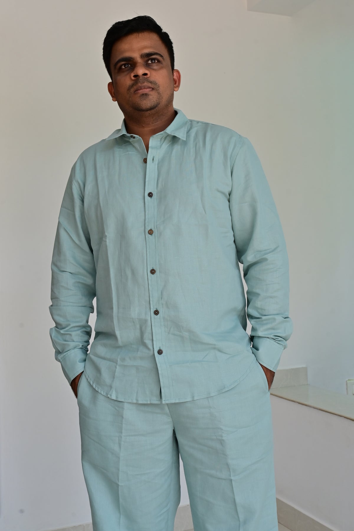 Blue Surf Co-ord Set (Men)