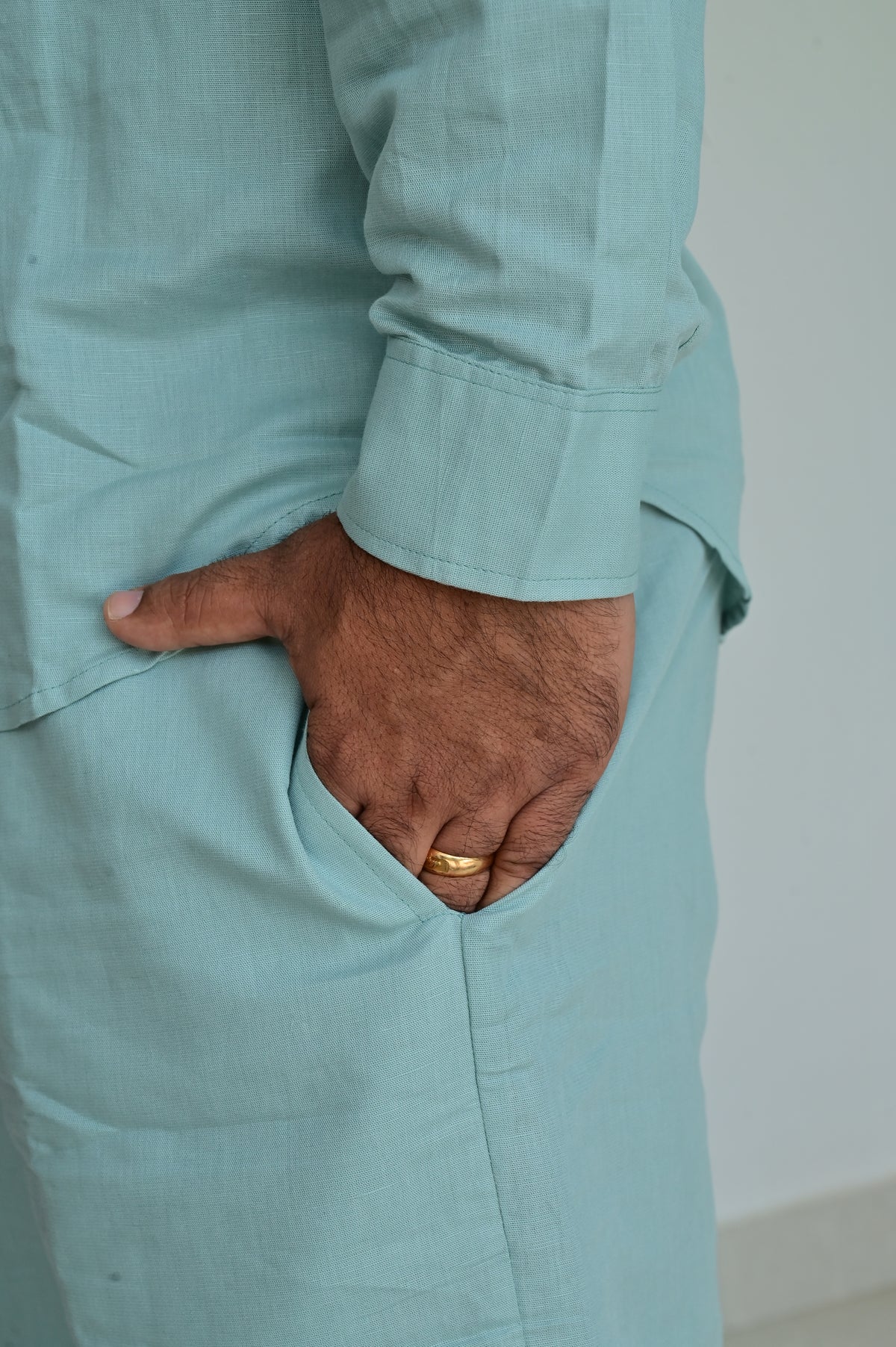 Blue Surf Co-ord Set (Men)