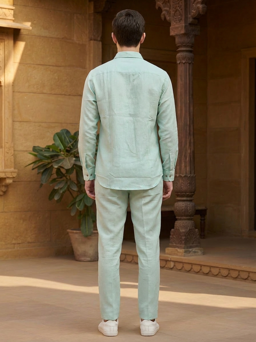 Blue Surf Co-ord Set (Men)
