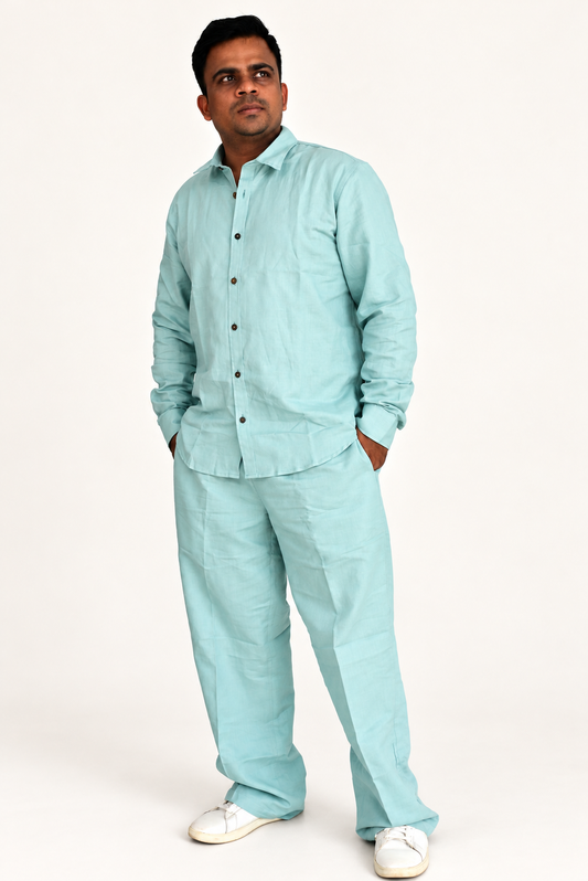 Blue Surf Co-ord Set (Men)